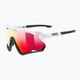 Bicycle goggles UVEX Sportstyle 228 white black/mirror red 53/2/067/8206 5