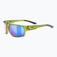 UVEX Sportstyle 233 P green mat/polavision mirror green cycling glasses S5320977770 5