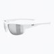 UVEX Sportstyle 230 white mat/litemirror silver cycling goggles S5320698816 5
