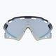 UVEX Sportstyle 228 black sand mat/mirror silver cycling glasses 53/2/067/2816 7