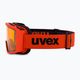 UVEX ski goggles Saga TO fierce red mat/mirror red laser/gold lite/clear 55/1/351/3030 4