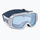 Ski goggles UVEX Elemnt FM white matt/mirror silver blue 55/0/640/1030