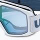 Ski goggles UVEX Elemnt FM white matt/mirror silver blue 55/0/640/1030 5