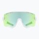 UVEX Sportstyle 236 Set white matt/mirror green/clear sunglasses 2