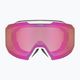 UVEX Evidnt Attract We CV S2 ski goggles white matt/mirror rose/contr green/clear 7