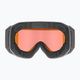 UVEX Evidnt Attract CV S2 ski goggles black matt/mirror red/contr orange/clear 3