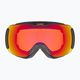 UVEX Downhill 2100 CV S2 ski goggles black shiny/mirror scarlet/colorvision orange 6