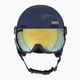Women's ski helmet UVEX Wanted Visor WE fleece sparkles/gold matt/mirror gold smoke 2