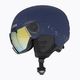 Women's ski helmet UVEX Wanted Visor WE fleece sparkles/gold matt/mirror gold smoke 4