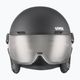 Ski helmet UVEX Wanted Visor Pro V black matt/variomatc smoke 7