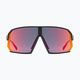 UVEX Sportstyle 237 black matt/mirror red sunglasses 2