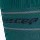 CEP Reflective women's running compression socks green WP40GZ 3