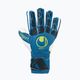 Children's goalkeeper gloves uhlsport Hyperact Soft Flex Frame blue and white 101123801 4