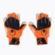 Uhlsport Soft Resist+ Flex Frame goalkeeper gloves orange and white 101127401