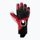 Uhlsport Powerline Supergrip+ Reflex goalkeeper gloves black/red/white