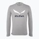 Men's Salewa Solidlogo Dry grey trekking shirt 00-0000027340 4