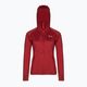Salewa women's fleece Agner Hybrid PL/DST FZ Hoody dark red 00-0000027372