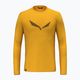 Men's Salewa Solidlogo Dry gold trekking longsleeve