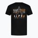 Men's Alpha Industries Camo Logo Puff Print T-Shirt BP black 2