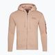 Men's Alpha Industries Back Print Zip sweatshirt dusty coral