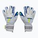 Reusch Attrakt Gold X grey-blue goalkeeper's gloves 5270945-6006
