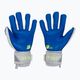 Reusch Attrakt Gold X grey-blue goalkeeper's gloves 5270945-6006 2