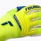 Reusch Attrakt Duo goalkeeper's gloves yellow-blue 5270055 3