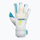 Reusch Attrakt Aqua blue and white goalkeeping gloves 5270439 6