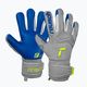 Reusch Attrakt Freegel Silver Finger Support Junior children's goalkeeping gloves grey 5272230-6006 4