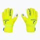 Reusch Attrakt Grip Finger Support Junior goalkeeper gloves yellow 5272810
