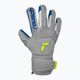 Reusch Attrakt Freegel Silver Junior children's goalkeeper gloves grey-blue 5272235-6006 5