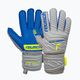 Reusch Attrakt Silver Roll Finger Junior children's goalkeeping gloves grey 5272217 5