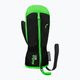 Children's ski glove Reusch Ben Mitten black/neon green 6