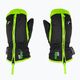 Children's ski glove Reusch Ben Mitten black/neon green 3