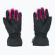 Reusch Flash Gore-Tex children's ski gloves black/black melange/pink glo 2