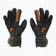 Reusch Attrakt Freegel Silver Finger Support Junior goalkeeper gloves black-green 5372030-5555