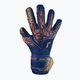 Reusch Attrakt Gold X Junior premium blue/gold/black children's goalkeeper gloves 2