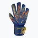 Reusch Attrakt Silver Junior premium blue/gold/black children's goalkeeper gloves 2