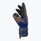 Reusch Attrakt Silver Junior premium blue/gold/black children's goalkeeper gloves 4