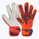 Reusch Attrakt Solid Finger Support Junior hyper orng/elec blue children's goalkeeping gloves