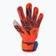 Reusch Attrakt Solid Finger Support Junior hyper orng/elec blue children's goalkeeping gloves 2