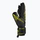 Reusch Attrakt Infinity Finger Support goalkeeper gloves black/gold/yellow/black 4