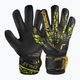 Reusch Attrakt Infinity Finger Support children's goalkeeper gloves black/gold/yellow/black