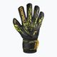 Reusch Attrakt Infinity Finger Support children's goalkeeper gloves black/gold/yellow/black 2