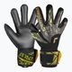 Reusch Attrakt Duo Finger Support goalkeeper gloves black/gold/yellow/black
