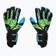 Reusch Attrakt Aqua Evolution goalkeeper gloves black/fluo lime/aqua