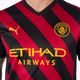Men's football jersey PUMA Mcfc Away Jersey Replica black/red 765722 02 4