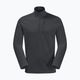 Jack Wolfskin men's fleece sweatshirt Kolbenberg HZ grey 1710531 5