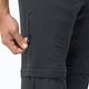 Men's soft shell trousers Jack Wolfskin Glastal Zip Away grey 1508301 3