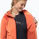 Jack Wolfskin women's trekking jacket Kolbenberg Hooded FZ orange 1711071 3